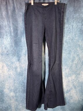 Free People Stretch Flare Jeans 27 Medium/Dark Wash